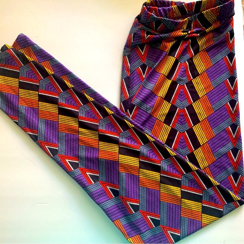 Lbisse Capri Geometric Leggings 36”